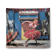 Onyourcases Cyndi Lauper She s So Unusual Custom Printed Silk Fabric Tapestry Indoor Room Top Wall Decor Art Hanging Home Decorative Wall Painting Background Backdrop