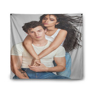 Onyourcases Shawn Mendes and Camila Cabello Custom Printed Silk Fabric Tapestry Indoor Room Top Wall Decor Art Hanging Home Decorative Wall Painting Background Backdrop