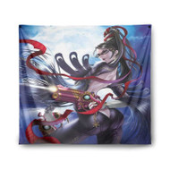 Onyourcases Bayonetta 2 Custom Printed Silk Fabric Tapestry Indoor Room Wall Decor Art Hanging Home Decorative Brand Wall Painting Background Backdrop