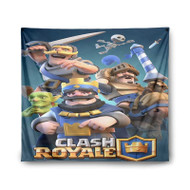 Onyourcases Clash Royale Custom Printed Silk Fabric Tapestry Indoor Room Wall Decor Art Hanging Home Decorative Brand Wall Painting Background Backdrop