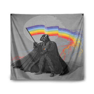 Onyourcases Darth Vader Gay Pride Custom Printed Silk Fabric Tapestry Indoor Room Wall Decor Art Hanging Home Decorative Brand Wall Painting Background Backdrop