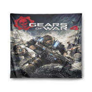 Onyourcases Gears of War Custom Printed Silk Fabric Tapestry Indoor Room Wall Decor Art Hanging Home Decorative Brand Wall Painting Background Backdrop