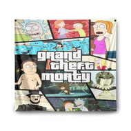 Onyourcases Grand Theft Morty Custom Printed Silk Fabric Tapestry Indoor Room Wall Decor Art Hanging Home Decorative Brand Wall Painting Background Backdrop