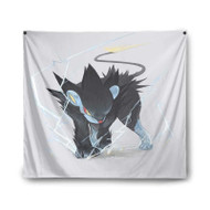 Onyourcases Luxray Pokemon Custom Printed Silk Fabric Tapestry Indoor Room Wall Decor Art Hanging Home Decorative Brand Wall Painting Background Backdrop