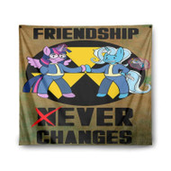 Onyourcases My Little Pony Friendship Never Changes Custom Printed Silk Fabric Tapestry Indoor Room Wall Decor Art Hanging Home Decorative Brand Wall Painting Background Backdrop