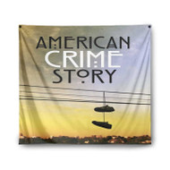 Onyourcases American Crime Story Products Custom Printed Silk Fabric Tapestry Indoor Room Wall Decor Art Brand Hanging Home Decorative Wall Painting Background Backdrop