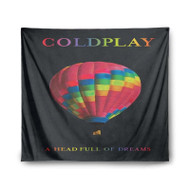 Onyourcases Coldplay Balloon Custom Printed Silk Fabric Tapestry Indoor Room Wall Decor Art Brand Hanging Home Decorative Wall Painting Background Backdrop