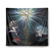 Onyourcases Death Note Anime Products Custom Printed Silk Fabric Tapestry Indoor Room Wall Decor Art Brand Hanging Home Decorative Wall Painting Background Backdrop