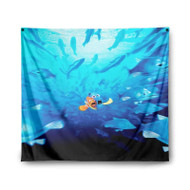 Onyourcases Finding Nemo Disney Custom Printed Silk Fabric Tapestry Indoor Room Wall Decor Art Brand Hanging Home Decorative Wall Painting Background Backdrop