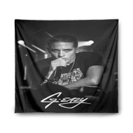 Onyourcases G Eazy Face Custom Printed Silk Fabric Tapestry Indoor Room Wall Decor Art Brand Hanging Home Decorative Wall Painting Background Backdrop