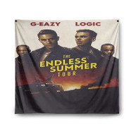 Onyourcases G Eazy and Logic The Endless Summer Tour Custom Printed Silk Fabric Tapestry Indoor Room Wall Decor Art Brand Hanging Home Decorative Wall Painting Background Backdrop