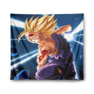 Onyourcases Gohan Super Saiyan 2 Dragon Ball Z Custom Printed Silk Fabric Tapestry Indoor Room Wall Decor Art Brand Hanging Home Decorative Wall Painting Background Backdrop