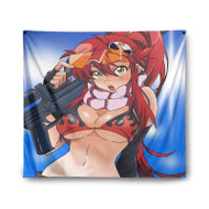 Onyourcases Gurren Lagann Yoko Littner Custom Printed Silk Fabric Tapestry Indoor Room Wall Decor Art Brand Hanging Home Decorative Wall Painting Background Backdrop