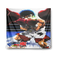 Onyourcases Hajime No Ippo Custom Printed Silk Fabric Tapestry Indoor Room Wall Decor Art Brand Hanging Home Decorative Wall Painting Background Backdrop