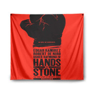 Onyourcases Hands of Stone Custom Printed Silk Fabric Tapestry Indoor Room Wall Decor Art Brand Hanging Home Decorative Wall Painting Background Backdrop