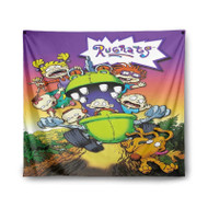 Onyourcases Rugrats Products Custom Printed Silk Fabric Tapestry Indoor Room Wall Decor Art Brand Hanging Home Decorative Wall Painting Background Backdrop