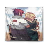 Onyourcases Sasuke Uchiha Sakura Haruno Naruto Shippuden Custom Printed Silk Fabric Tapestry Indoor Room Wall Decor Art Brand Hanging Home Decorative Wall Painting Background Backdrop