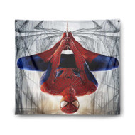 Onyourcases Spiderman Marvel Superheroes Custom Printed Silk Fabric Tapestry Indoor Room Wall Decor Art Brand Hanging Home Decorative Wall Painting Background Backdrop