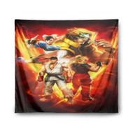 Onyourcases Street Fighter V Strategy Guide Custom Printed Silk Fabric Tapestry Indoor Room Wall Decor Art Brand Hanging Home Decorative Wall Painting Background Backdrop