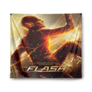 Onyourcases The Flash Running Custom Printed Silk Fabric Tapestry Indoor Room Wall Decor Art Brand Hanging Home Decorative Wall Painting Background Backdrop