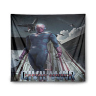 Onyourcases Vision Marvel Superheroes Custom Printed Silk Fabric Tapestry Indoor Room Wall Decor Art Brand Hanging Home Decorative Wall Painting Background Backdrop