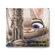 Onyourcases Zootopia Star Wars Products Custom Printed Silk Fabric Tapestry Indoor Room Wall Decor Art Brand Hanging Home Decorative Wall Painting Background Backdrop