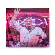 Onyourcases Avicii DJ Concert Custom Printed Silk Fabric Tapestry Indoor Room Wall Decor Art Hanging Home Decorative Wall Painting Brand Background Backdrop