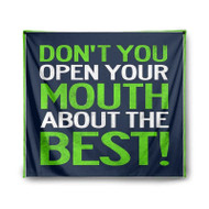 Onyourcases Don t You Open Your Mouth About the Best New Custom Printed Silk Fabric Tapestry Indoor Room Wall Decor Art Hanging Home Decorative Wall Painting Brand Background Backdrop