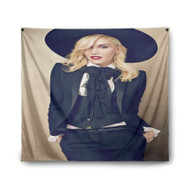 Onyourcases Gwen Stefani Hat Custom Printed Silk Fabric Tapestry Indoor Room Wall Decor Art Hanging Home Decorative Wall Painting Brand Background Backdrop