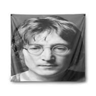 Onyourcases John Lennon New Custom Printed Silk Fabric Tapestry Indoor Room Wall Decor Art Hanging Home Decorative Wall Painting Brand Background Backdrop