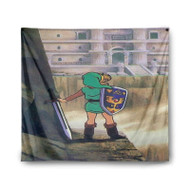 Onyourcases The Legend of Zelda A Link to the Past Custom Printed Silk Fabric Tapestry Indoor Room Wall Decor Art Hanging Home Decorative Wall Painting Brand Background Backdrop