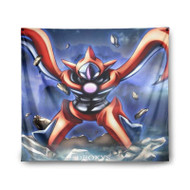 Onyourcases Deoxys Pokemon Custom Printed Silk Fabric Tapestry Indoor Room Wall Decor Art Hanging Home Decorative Wall Arts Painting Brand Background Backdrop