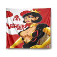 Onyourcases Dr Mrs The Monarch The Venture Bros Custom Printed Silk Fabric Tapestry Indoor Room Wall Decor Art Hanging Home Decorative Wall Arts Painting Brand Background Backdrop