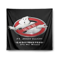 Onyourcases Fall Out Boy Ghostbusters ft Missy Elliot Custom Printed Silk Fabric Tapestry Indoor Room Wall Decor Art Hanging Home Decorative Wall Arts Painting Brand Background Backdrop