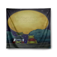 Onyourcases Sora Kingdom Hearts and Pooh Quotes Custom Printed Silk Fabric Tapestry Indoor Room Wall Decor Art Hanging Home Decorative Wall Arts Painting Brand Background Backdrop