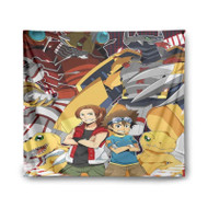 Onyourcases The Blazing Valor Pokemon Go Custom Printed Silk Fabric Tapestry Indoor Room Wall Decor Art Hanging Home Decorative Wall Arts Painting Brand Background Backdrop