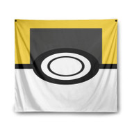 Onyourcases Ultra Pokeball Pokemon Custom Printed Silk Fabric Tapestry Indoor Room Wall Decor Art Hanging Home Decorative Wall Arts Painting Brand Background Backdrop