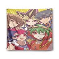 Onyourcases Yu Gi Oh Generation Custom Printed Silk Fabric Tapestry Indoor Room Wall Decor Art Hanging Home Decorative Wall Arts Painting Brand Background Backdrop