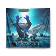 Onyourcases Zootopia Tron Legacy Custom Printed Silk Fabric Tapestry Indoor Room Wall Decor Art Hanging Home Decorative Wall Arts Painting Brand Background Backdrop