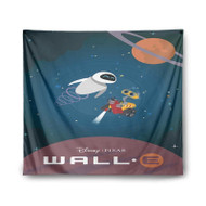 Onyourcases Disney Wall E Custom Printed Silk Fabric Tapestry Indoor Room Wall Decor Art Hanging Home Decorative Wall Painting Arts Brand Background Backdrop