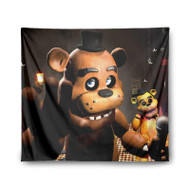 Onyourcases Freddy Fazbear Sing Five Nights at Freddy s Custom Printed Silk Fabric Tapestry Indoor Room Wall Decor Art Hanging Home Decorative Wall Painting Arts Brand Background Backdrop