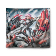 Onyourcases League of Legends Vi Custom Printed Silk Fabric Tapestry Indoor Room Wall Decor Art Hanging Home Decorative Wall Painting Arts Brand Background Backdrop