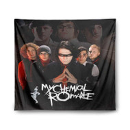 Onyourcases My Chemical Romance Custom Printed Silk Fabric Tapestry Indoor Room Wall Decor Art Hanging Home Decorative Wall Painting Arts Brand Background Backdrop