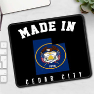 Onyourcases Made In Cedar City Utah Custom Mouse Pad Personalized Gaming Mouse Pad Desk Mat Premium Non Slip Gaming Mouse Keyboard Pad Razer Anime RGB Logitech Glorious Hyperx Mouse Pads