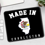 Onyourcases Made In Charleston Illinois Custom Mouse Pad Personalized Gaming Mouse Pad Desk Mat Premium Non Slip Gaming Mouse Keyboard Pad Razer Anime RGB Logitech Glorious Hyperx Mouse Pads