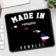 Onyourcases Made In Hanalei Hawaii Custom Mouse Pad Personalized Gaming Mouse Pad Desk Mat Premium Non Slip Gaming Mouse Keyboard Pad Razer Anime RGB Logitech Glorious Hyperx Mouse Pads