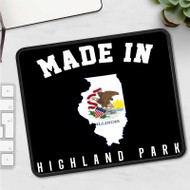 Onyourcases Made In Highland Park Illinois Custom Mouse Pad Personalized Gaming Mouse Pad Desk Mat Premium Non Slip Gaming Mouse Keyboard Pad Razer Anime RGB Logitech Glorious Hyperx Mouse Pads