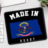 Onyourcases Made In Rugby North Dakota Custom Mouse Pad Personalized Gaming Mouse Pad Desk Mat Premium Non Slip Best Gaming Mouse Keyboard Pad Razer Anime RGB Logitech Glorious Hyperx Mouse Pads