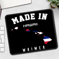 Onyourcases Made In Waimea Hawaii Custom Mouse Pad Personalized Gaming Mouse Pad Desk Mat Premium Non Slip Best Gaming Mouse Keyboard Pad Razer Anime RGB Logitech Glorious Hyperx Mouse Pads