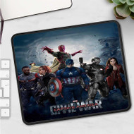 Onyourcases Captain America Civil War Marvel Superheroes Custom Mouse Pad Personalized Gaming Mouse Pad Desk Mat Premium Non Slip Gaming Mouse Best Keyboard Pad Razer Anime RGB Logitech Glorious Hyperx Mouse Pads